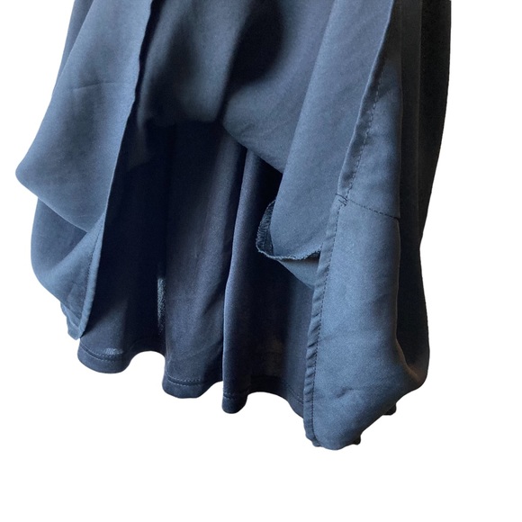 Mystic fit and flare black dress backless skater mini - Sz M - Picture 6 of 11